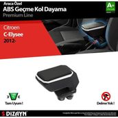 S Dizayn Citroen C-Elysee ABS Gri 2012 Üzeri A+Kalite Geçmeli Kolçak