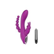 S-Hande Usb Şarjlı Yumuşak Ipeksi Ve Esnek Tasarımlı Anal Ve Vajinal Kullanılabilir Vibratör+Mini Vibratör