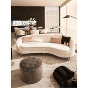 S Home Design Concept Lucca Fasülye Koltuk Takımı - Kırık Beyaz