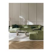 S Home Design Concept Molly Xl Köşe Koltuk Takımı Sağ Köşe Fitilli Yağ Yeşili