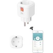 S-Link SL-01 Akıllı Priz 16A Beyaz Wi-Fi Tuya Uyumlu,Çocuk Korumalı,Uzaktan Kontrollü