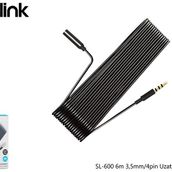 S-Link SL-600 6m 3,5mm-4pin Uzatma Kablosu