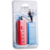 S-Link SL-M4 Akıllı Telefon ve Tabletler 4000 mAh Kımızı 4 USB Portlu Ev Şarj Adaptörü