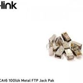 S-Link SL-M66 Metal Uçlu 100'lü FTP Konnektör