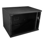 S-Link SL-U12 12U W 530 mm D 400 mm Siyah Yeni Nesil Soho Rack Kabin