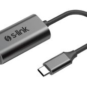 S-Link SW-U514 Gri Metal Type-C to VGA Adaptör