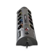 S-Link Swapp SP10AF-USB 10'lu Akım Korumalı Priz