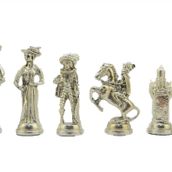 (Sadece Satranç Taşı İsteyene) Gifthome Battal Boy, Metal, İspanyol Figürlü, Parlak Satranç Taşı