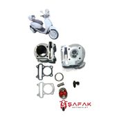 ŞAFAK MOTOSİKLET ARORA CAPPUCİNO 100 CC SİLİNDİR PİSTON ÜST KAPAK ENJEKTÖR KİT