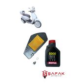 ŞAFAK MOTOSİKLET ARORA CAPPUCİNO 125 HAVA FİLTRESİ MOTUL 5000 BAKIM SETİ