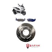 ŞAFAK MOTOSİKLET HONDA PCX 125 ÖN DİSK ABS Lİ ORJİNAL ÖN FREN BALATASI 2022-2025 MODEL