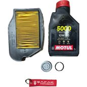 ŞAFAK MOTOSİKLET TVS JÜPİTER 110 HAVA FİLTRESİ YAĞ TAPASI BAKIM SETİ MOTUL