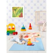 SafeMom SFM-238503 90x145 cm Mavi Lake Oyun Matı