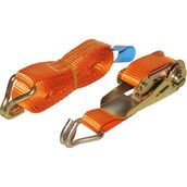 Safeset 25MM 1 Inç Spanzet 4 mt 400-800 kg 6 mm Çift J Kanca 1.1 Yük Gerdirme Halatı