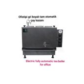 SAFİR ÇAY KAZANLARI 3 Gözlü Gümüş Gri Boyalı Tam Otomatik Çay Kazanı Ofistipi Çay Ocağı Bürotipi Çay Makinesi Elektrikli 07022025griofistipi3