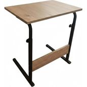 Sağlam Metal Gövdeli Laptop Sehpası 60x40 cm – Yükseklik Ayarlı, Stabil ve Ergonomik Çalışma Masası (Ceviz)