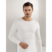 Şahinler E070 Beyaz Erkek Likralı Uzun Kollu Fanila Atlet