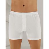 Şahinler ME010 6'lı Beyaz Paket Penye Pamuk Erkek Boxer