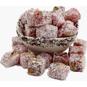 Saido Kahve ve Kuruyemiş Narlı Çifte Kavrulmuş Kuş Lokumu-Glutensiz-Tatlandırıcı İçermez-Doğal Enfes Lezzet (400 gr)