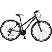 Salcano City Explorer V Unisex 24 Vites Şehir Bisikleti (160 cm Üstü Boy) - Siyah - Mor - Gri