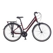 Salcano İstanbul 24S 700 V Fren 24 Vites 28 Jant Bordo Siyah 17 Kadro Unisex Şehir Bisikleti