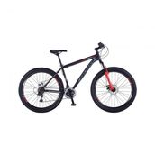 Salcano Lion 26 Jant M. Disk 21 Vites 15 Kadro Siyah Kırmızı Gri Dağ Bisikleti