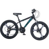 Salcano Ng Team 20MD11 18 Vites Mono Blok Disk Fren Çocuk Bisikleti (120-145 cm Boy) - Siyah - Mavi
