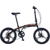 Salcano SLCN300 MD 20 Jant 6 Vites Siyah Turuncu Katlanabilir Bisiklet