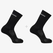Salomon Evasion Crew 2 Adet Siyah Çorap