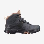 Salomon L41295600 X Ultra 4 Mid GTX Siyah Gri Kadın Outdoor Ayakkabı