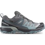 Salomon x Ultra 360 Gtx Gri Turkuaz Kadın Outdoor Ayakkabı – Su Geçirmez, Trekking & Hiking - Gri - Turkuaz