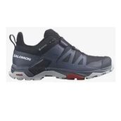 Salomon X Ultra 4 Carbon Antrasit Mavi Gore-Tex Erkek Outdoor Ayakkabı