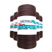 Saltıklar 2070 Kahve 100 gr 5 Adet Polyester Makrome İpi