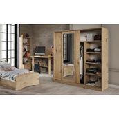 Samira Modern Genç Odası Takımı Meşe - 5 Parçalı Ve Tamamı 1. Kal