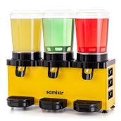 Samixir MMM30 Panaromik Triple Soğuk 10 L+10 L+10 lt Sarı İçecek Dispenseri