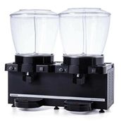 Samixir Siyah 22+22 lt Panaromik Analog Fıskiyeli Twin Soğuk İçecek Dispenseri
