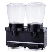 Samixir Siyah 22+22 lt Panaromik Analog Karıştırıcılı Twin Soğuk İçecek Dispenseri