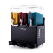 Samixir Slush Triple Granita Siyah 12+12+12 lt Meyve Suyu Dispenseri