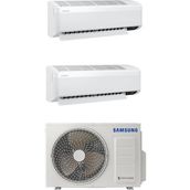 Samsung 18000 BTU Multi Inverter Klima 2X9000 BTU A Enerji Sınıfı Düşük Ses Seviyesi ile Etkili Soğutma Wind Free (AJ050TXJ2KH/EA)
