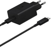 Samsung 3A 15W Type-C Çıkışlı 1 mt Siyah Kablolu Şarj Aleti Set