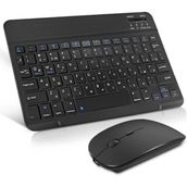 Samsung Galaxy Duhaline Tab S6 Lite SM-P617 / SM-P610 Tablet Uyumlu Slim Şarjlı Bluetooth Klavye ve Mouse Seti