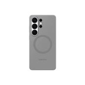Samsung Galaxy S26 Ultra Silikon Magnet Gri Telefon Kılıfı