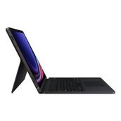 Samsung Galaxy Tab S9 Mousepadli Klavyeli Kapaklı Siyah Kılıf