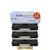 Samsung MLT D101S ML 2160 2162 2163 2165 2166 2168 SCX 3400 3401 3405 3406 SF-760 761 3 Adet Muadil Toner