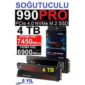 Samsung MZ-V9P4T0CW 990 Pro 4 TB Soğutuculu SSD