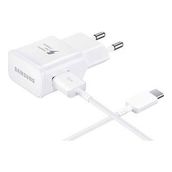Samsung TA20 Adaptec Fast Charge Type C Beyaz Hızlı Seyahat Şarjı