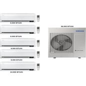 Samsung Wind Free 9+9+9+9+24 Iç 10 Kw Dış Ünite 36000 Btu 1+5 Multi Inverter Duvar Tipi Klima