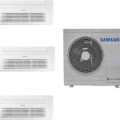 Samsung Wind Free Multi Tek Yön Kaset 1+3 Sistem (AJ080TXJ4KH/EA) 12+12+12 Btu 8 kw Dış Ünite