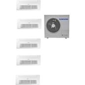 Samsung Wind Free Multi Tek Yön Kaset 1+5 Sistem (aj100txj5kh/ea) 9+9+9+9+18 Btu İç 10 Kw Dış Ünite Beyaz