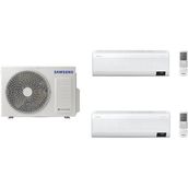 Samsung Windfree™ 12+18 BTU/h Iç Ünite 8 Kw Dış Ünite A++ 27300 BTU 1+2 Sistem Multi Inverter Duvar Tipi Klima
